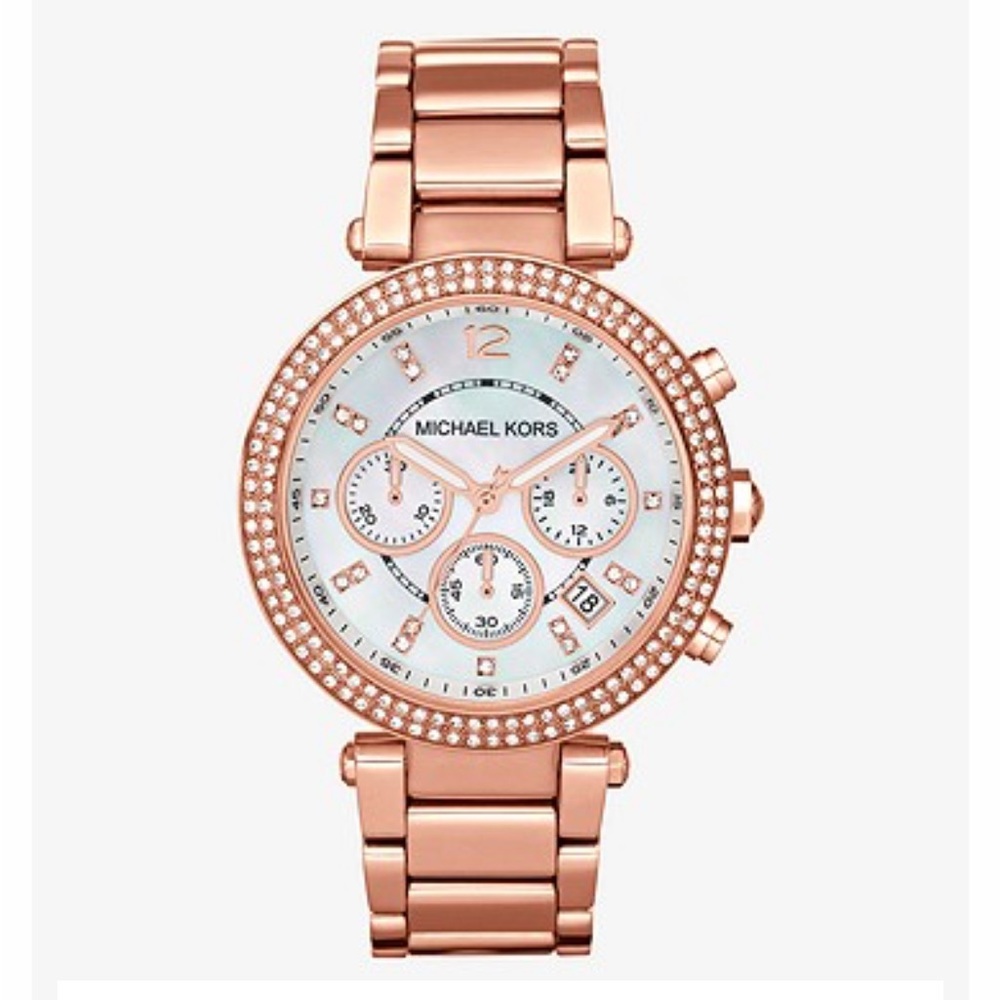 MICHAEL KORS Parker Rose Gold-Tone Watch